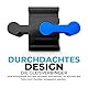 M3Druck® Gleisverbinder 10 Stück Holzeisenbahn Verbindungsstücke Verbinder; Adapter kompatibel mit Brio, Lillabo, Thomas and Friends, Melissa UVM. (Rot)