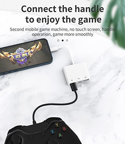 Adaptador Lightning macho para USB fêmea OTG e cabo carregador para iPhone 11 12 Mini max pro xs xr