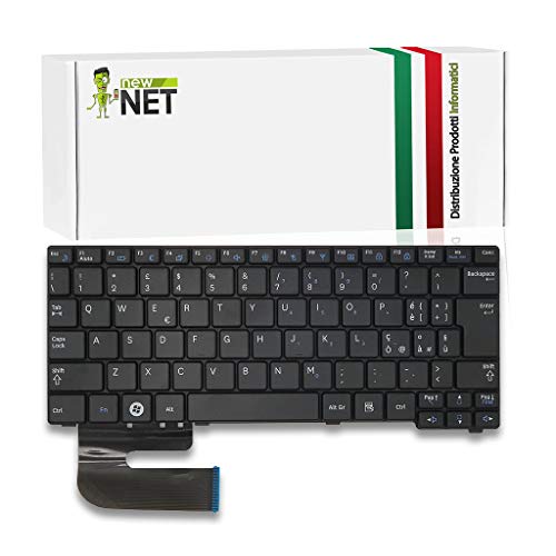 New Net Keyboards - Tastiera Italiana Compatibile con Notebook Samsung N145 Plus N145 N148 N150 N158 NB20 NB30 NP-NB20 NP-NB30 NP-N145 NP-N145 Plus NP-N148 NP-N150