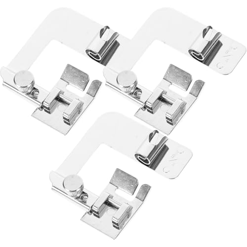Set de 3 Pies Prensatelas Universales de Acero Ajustables para Máquina de Coser