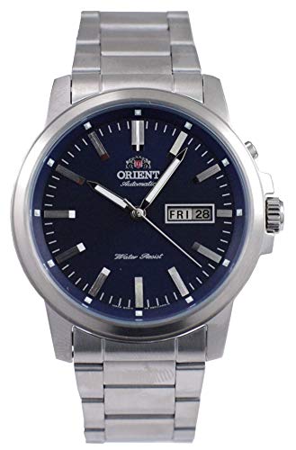 Preisvergleich Produktbild Orient Herren Analog Automatik Uhr mit Edelstahl Armband FEM7J004D9