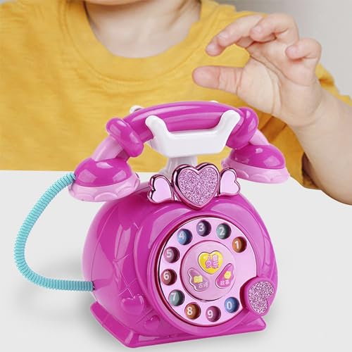 Image of Zest 4 Toyz Musical Toys for Kids | Telephone for Kids | Telephone Toy | Pretend Play Toys | Light & Sound Toys | Birthday Gift for Boys and Girls - Pink