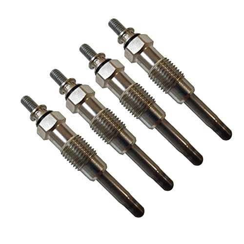 Partsline (Lot de 4) Bougie de préchauffage compatible avec Berlingo 306 309 405 406 806 Expert Partner Boxer 1,7 1,9 d 2,1 td XUD Super 5 1,6D Clio R19 1,9d...