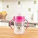 Dr. Brown's Milestones Soft Spout Sippy Cup with Handles, BPA-Free, Pink Bunny Hero