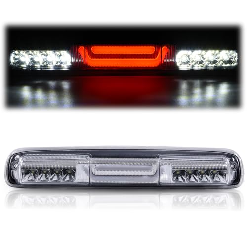 PIT66 3rd Brake Light Compatible with Chevy Silverado 1500 2500 3500 & HD Models (99-06 silverado/sierra) Fit 99-06 silverado/sierra Clear