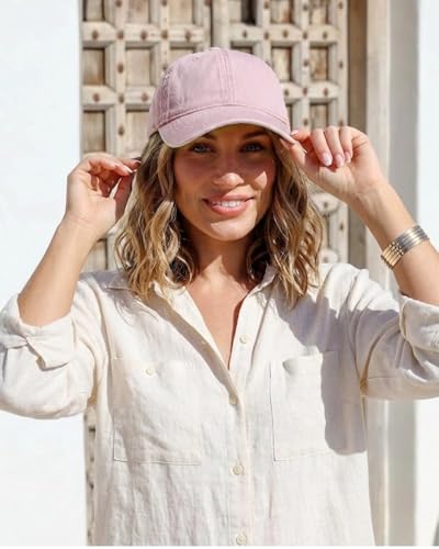 Image of XXL Baseball Cap For Big Heads, Soft Crown Washed Dad Hat, Oversized Denim Cap For Men Women Golf, Travel, Daily Wear
