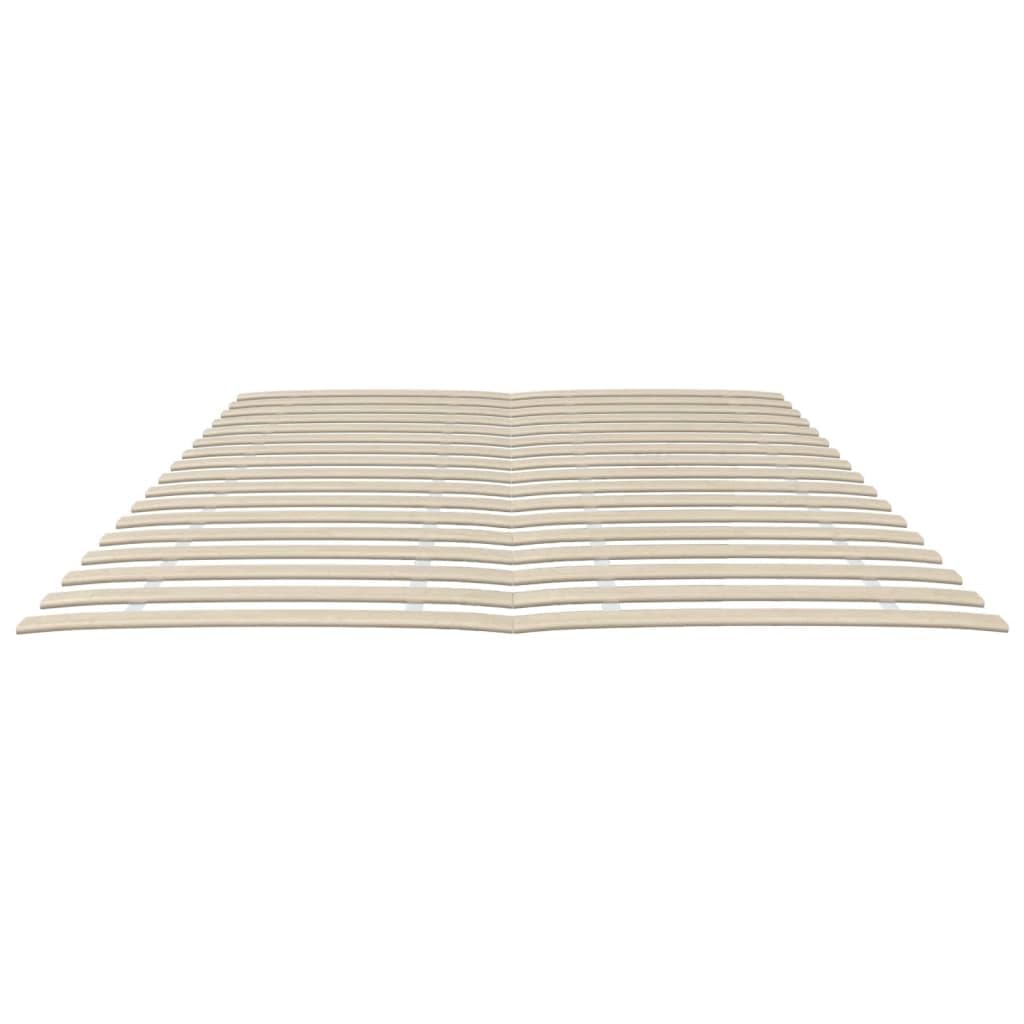 lite drewno topolowe skręcane 17 listew 70x200 cm brąz | Zapasowe listwy do łóżka 34 listwy 2 szt 70x200 cm lite drewno topolowe składane