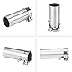 51mm Motorrad Edelstahl Slip On Auspuff Middle Link Pipe Adapter Stecker für YZF-R6 2006 2007 2008 2009 2010 2011 2012 2013 2014