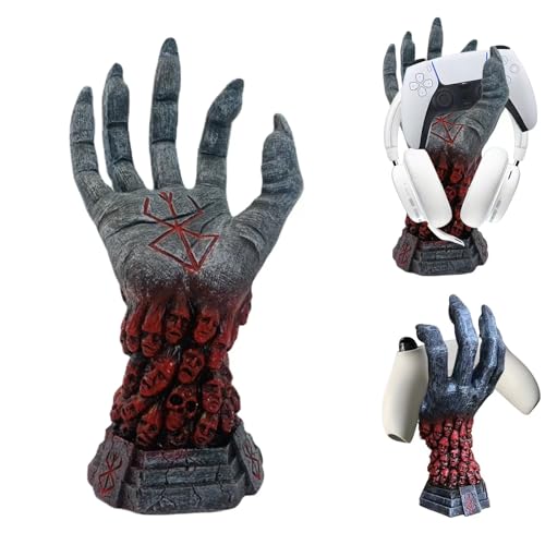 Supporto per cuffie da gioco e controller scuri e misteriosi supporto per accessori da decorazione per camera da per PC playstation 4 ps5 switch ps Xbox