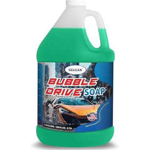 GELEAN Bubble Drive Car & Truck Wash Deep Cleaning, MADE IN USA High Foam Soap Provides Spot Free Shine Car soap for car cleaning and detailing Cover