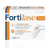 Fortilase Plus, 20 Compresse, Integratore Alimentare di Bromelina