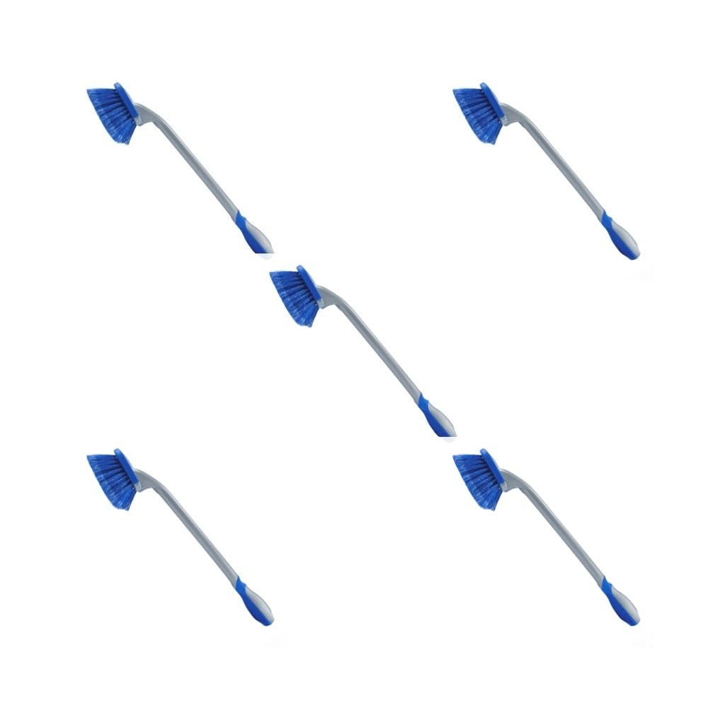 5 Set Auto Reifen Nabe Waschbürste Rad Reifen Schrubben Bürsten Multifunktional Auto Auto Reinigungswerkzeug Langer Griff Blau