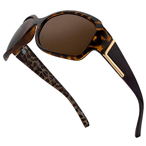 Vitenzi Womens Polarized Sunglasses Trendy And Cool Retro Sun Glasses Vintage Cute Fashion Jackie O Oversized Shades Vittoria In Tortoise #TOP2