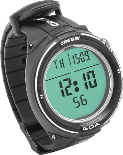 Image of Cressi Goa Dive Watch Computer | 4 Programs - Air /Nitrox, Freediving, Gage | Made in Italy