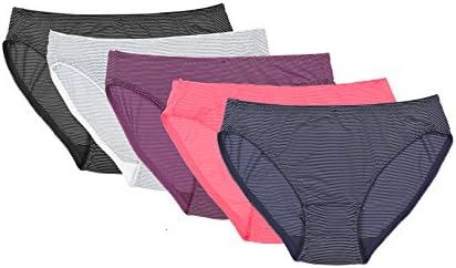 RUFINA 4-Pack Girls' Bikini Panties, Soft Underwear for Kids, Sizes 7-14 Years