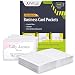 Juvale 100-Pack Self-Adhesive Business Card Holders - Pockets Open on Short Side - Ideal for Organizing and Safe Archiving of Your Business Cards - Crystal Clear Plastic, 3.7 x 2.3 Inches