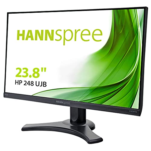Black Hannspree Hp248ujb 23.8´´ Full Hd Led 60hz Monitor One Size