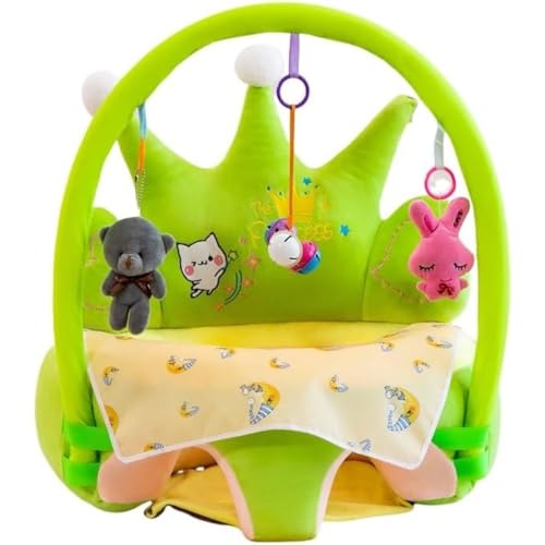 【YOULINES】子供用ソファ 乳児用ソファ 座り立ち練習椅子 学習・知育玩具、肌にやさしい素材の柔らかいクッション 洗いやすい、強化設計で落ちにくい、転倒防止、滑り止め、ぬいぐるみ 洗濯可能、3ヶ月〜3歳、誕生祝いの贈り物、誕生日プレゼント、祝日の贈り