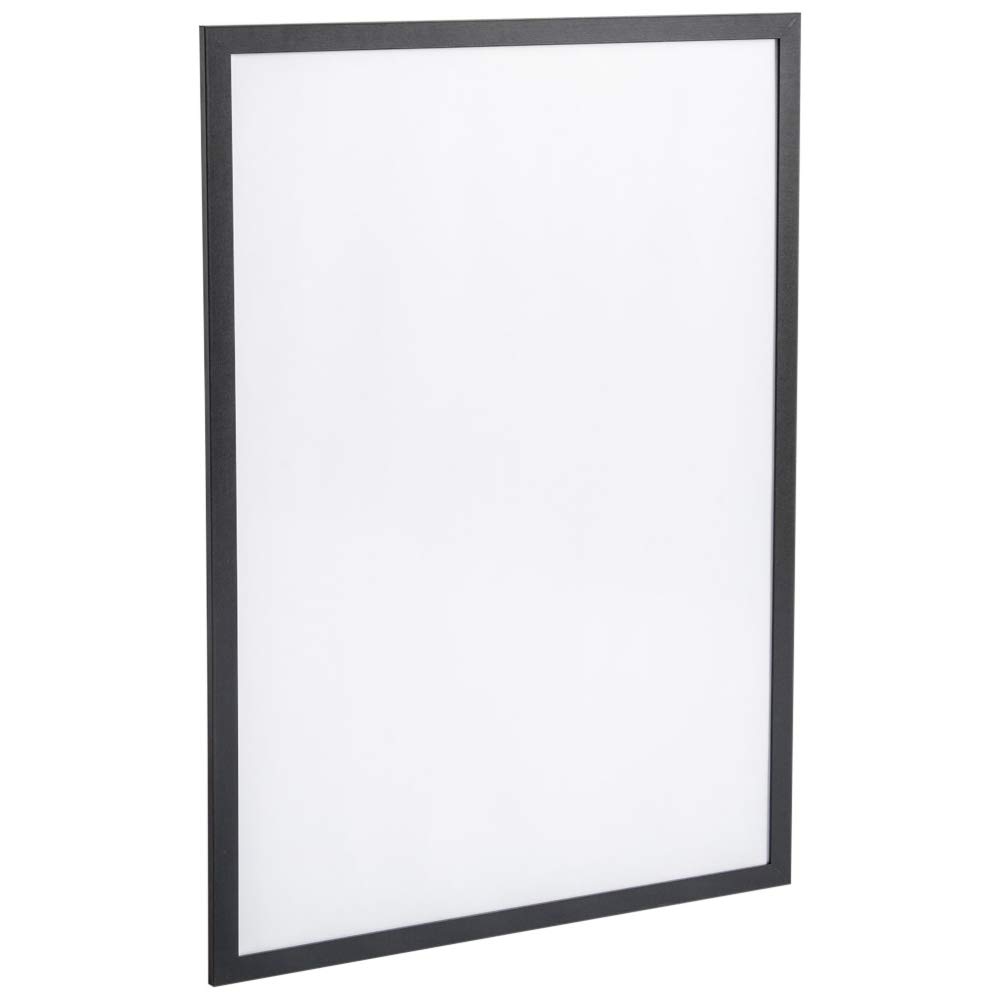 ACAZA A1 Bilderrahmen 59,4x84 cm Format Din A1 Schwarz, MDF Holz mit bruchsicherem Acrylglas, für Photos, Poster und Puzzles, Wandmontage, Hoch- und Querformat