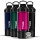 720°DGREE Protein Shaker mit Pulverfach 550ml “uberShaker“ – Auslaufsicher, BPA-Frei, Skala, Spiralmixer für cremige Shakes - Premium Eiweißshaker, Schüttelbecher ideal für Fitness, Gym