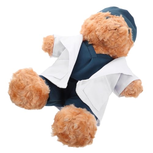 Ours en peluche médicale en coton marron pour chambre d'enfant
