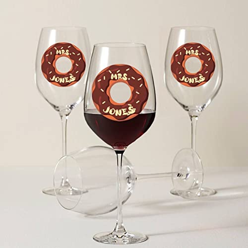 Verres à vin en forme de donuts 325ml pour pendaison de crémaillère - 8