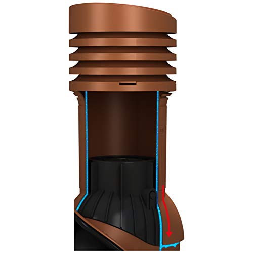 Aérateur de toit DN150 de qualité supérieure pour couverture Nelskamp RAL 8004