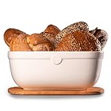 🍞 BÄCKERWISSEN - Wir haben uns bei der Entwicklung des Brotkastens von Bäckerwissen inspirieren lassen, um die bestmögliche Performance zu bekommen. Denn wer kennt sich mit Brotkästen aus, wenn nicht die, die das Brot backen?