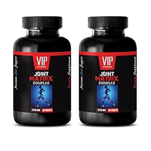 VIP VITAMINS Natural Joint Vitamin – Joint Matrix Complex – glucosomine with msm – 2 Bottles 180 Tablets