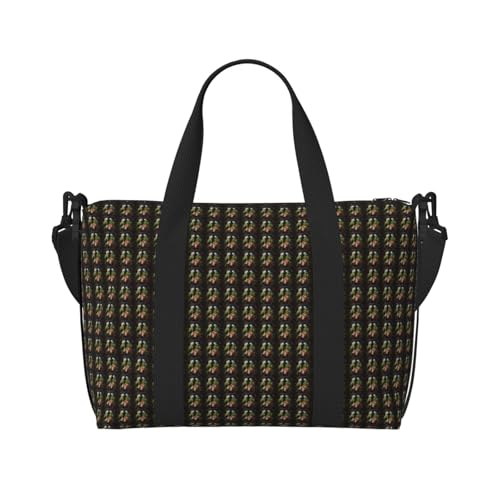 Sac de voyage pour perroquets polyvalent et léger imprimé olive tendance