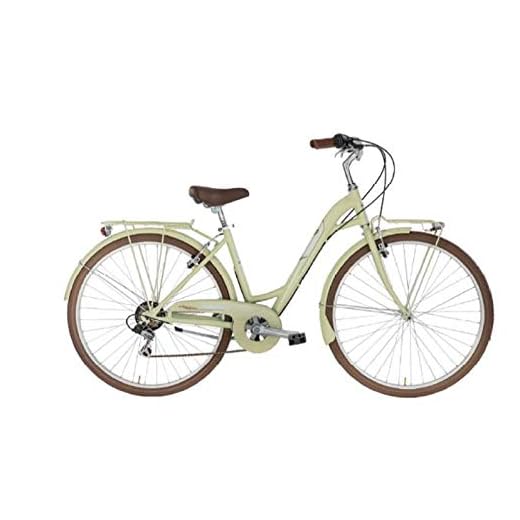 Alpina Bike Dorothy Bicicleta Trekking 6 V, Mujeres, Crema, 28"