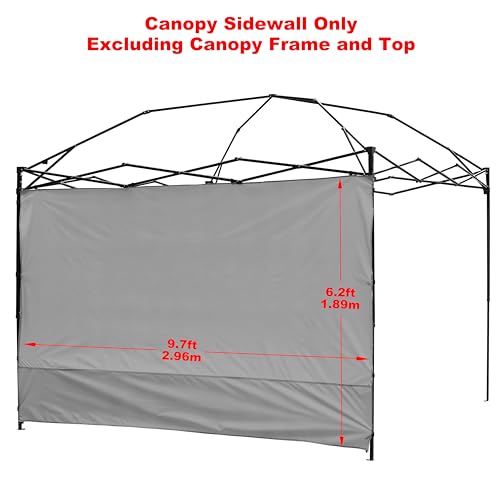 Pared lateral de privacidad para carpa 3m impermeable panel de toldo 2