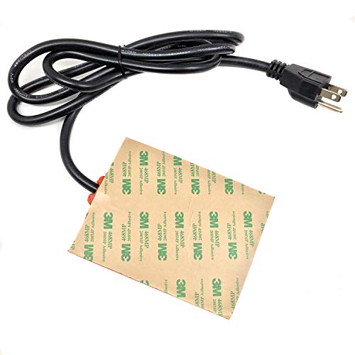 Engine Block Heater Pan 3M Stick On Pad (120V U.s.a. / Long Cord) Designed For: V8 / 8 Cylinder Engines #TOP1