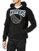 NBA Men's Fleece Hoodie Pullover Sweatshirt Primo Metallic, Team Logo Black