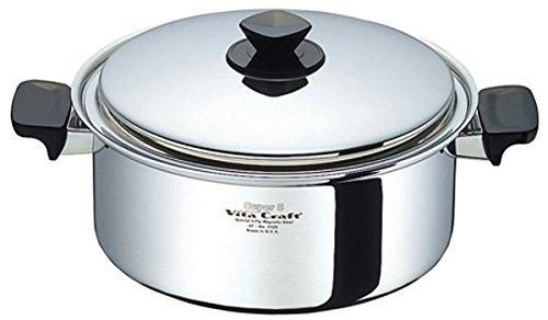 Amazon.co.jp: Vita Craft スーパーファイブ 両手ナベ 25.5cm 5.5L