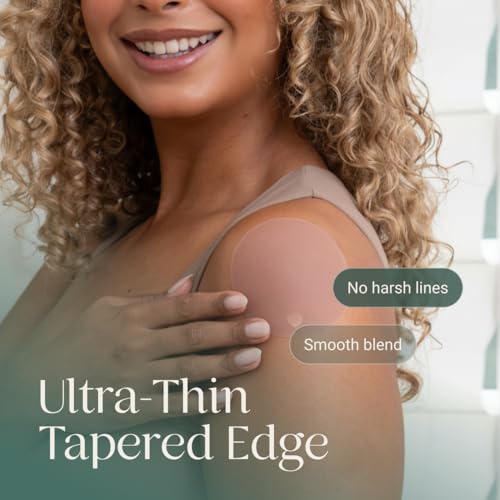 Image of Miola Nipple Covers for Women - Non-Adhesive, Reusable, Silicone, 60+ Wears | Medical Grade, Hypoallergenic, Body-Heat Grip, No Residue, Invisible, Waterproof, A-D+ Fit, 3 Shades, Travel Pouch Included