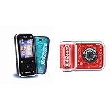 VTech KidiZoom Snap Touch | Bluetooth Kids Camera with Games & PrintCam (Red), Digital Camera for Children with Built-In Printer, Special Effects and Fun Games