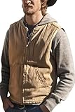 Men's Classic Superhero Brown Cotton Vest - Luke Grimes Outdoor Vest