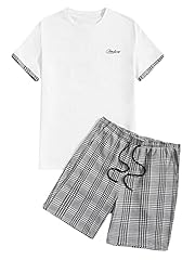 White and Grey Letter Print