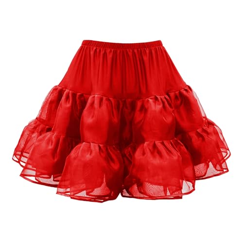 Falda de satén BlackButterfly niñas enagua de organza estilo 50 retro cancan