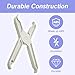 YAFIYGI Fuse Puller Tool for Electrician Long Fuse Puller Tool Insulated Non Slip Grip Handle for Automotive and Industrial Use Pliers for Large and Medium Cylindrical Fuse and Bulb Removal in Cars