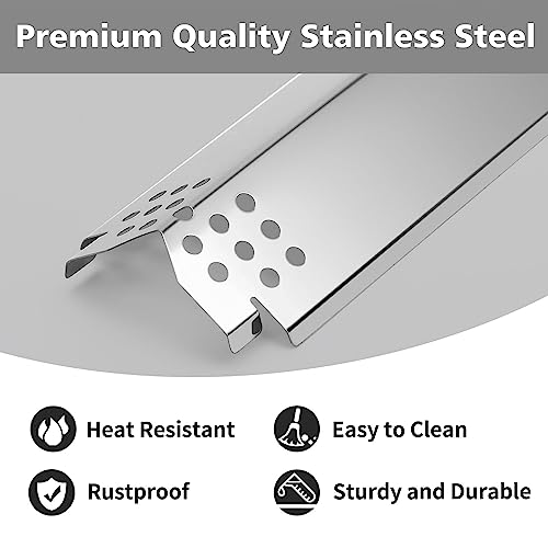 image for Barbqtime Grill Heat Plates Replacement Parts for Nexgrill, Stainless 