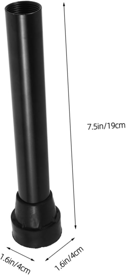 5pcs Stainless Steel Trampoline Leg Tubes with Non-Slip Rubber Covers Anti-Skid Leg Pads for Stable Bounce Trampoline Accessories Replacement Parts