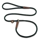 Mendota Pet Slip Leash - Dog Lead and Collar Combo - Made in The USA - Hunter Green, 3/8 in x 6 ft -...