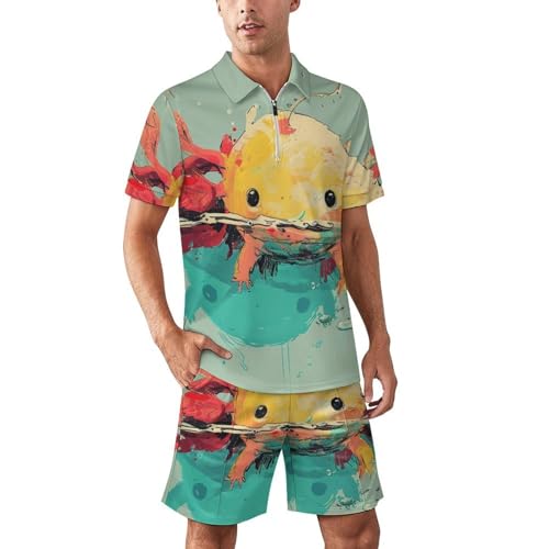 Costume de sport axolotl deux pièces tendance pour vos sorties en ville