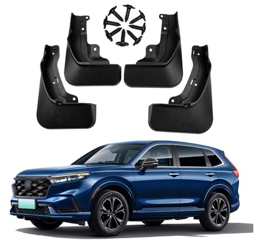 Image of Mud Flaps Mud Guards Fit for 2023-2024 Honda CRV, Front & Rear Mud Splash Guards Accessories - 4 Pc, Black