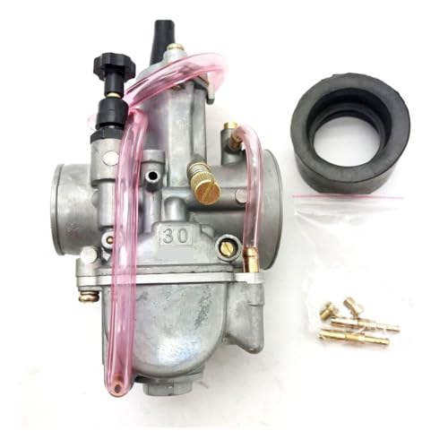 Carburateur 30mm PWK Flatslide Power Jet pour scooter Oko Koso et cyclomoteur de course