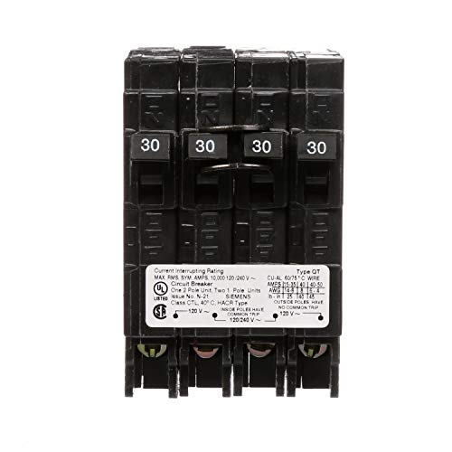 Siemens Q23030CT 30-Amp Double Pole Two 30-Amp Single Pole Circuit Breaker by SIEMENS - Image 2
