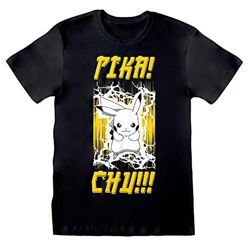 HEROES INC EUROPE B.V. Camiseta Pokemon Pika! CHU!! L