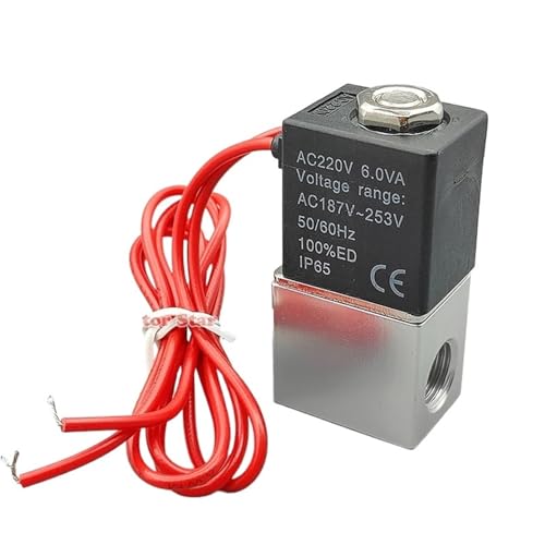 Électrovanne 1/4" NPT robuste en 12V DC - Vanne pneumatique haute précision - 7